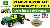 John Deere Gator 4 x 2 Kawasaki FE290D-CS08 Gas Engine Used #280 John Deere Gator
